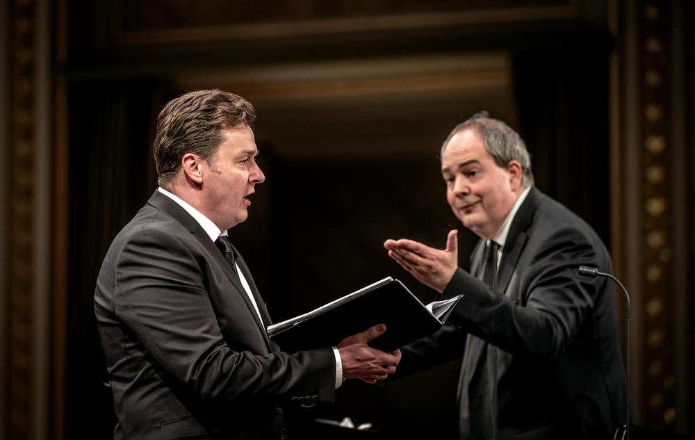 György Vashegyi with the Orfeo Orchestra and the Purcell Choir at Pesti Vigadó Felvégi Andrea / Müpa