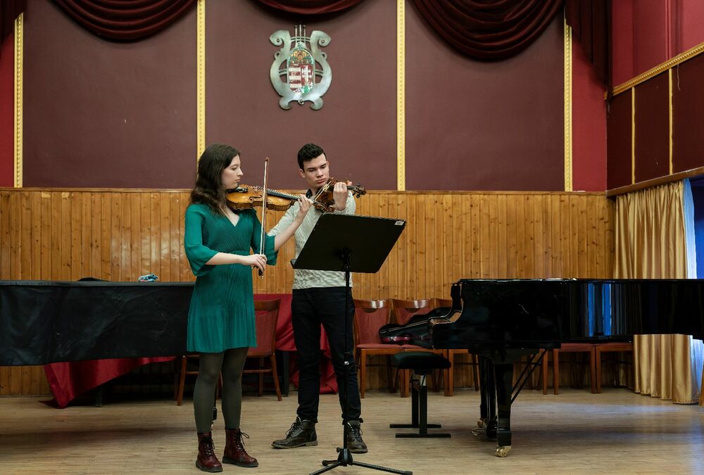 Press conference of the Bartók Spring 2024 at Bartók Conservatory Posztós János / Müpa