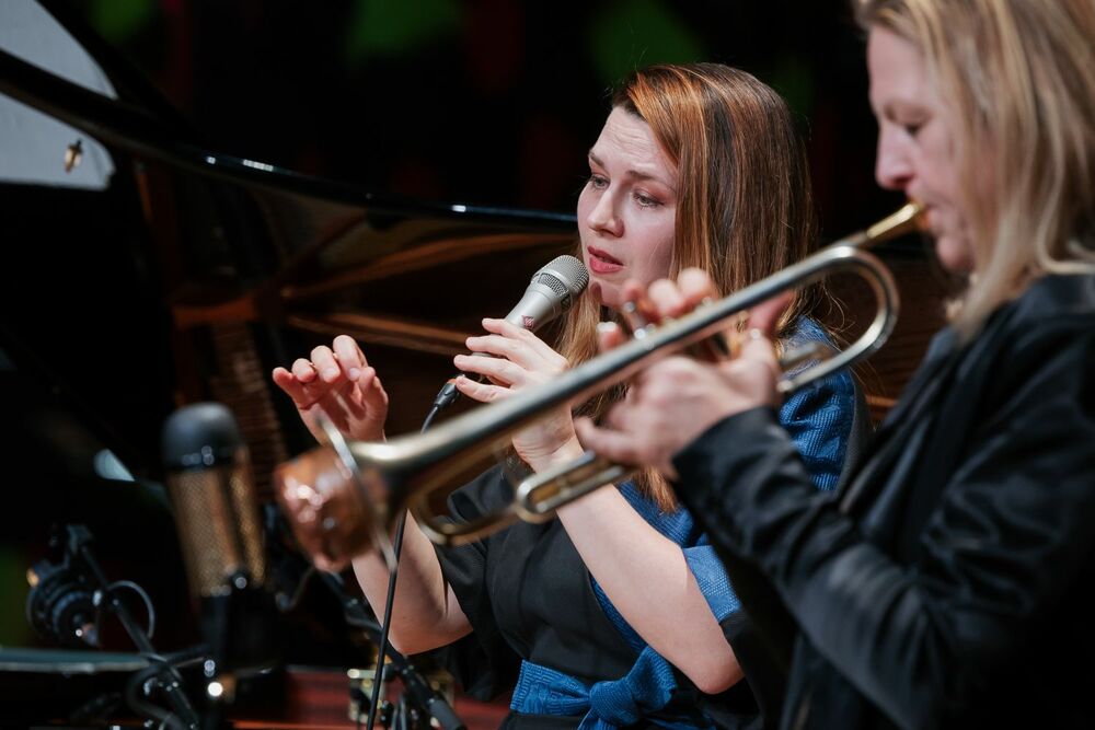 Karosi Júlia | Ingrid Jensen | Kristjan Randalu – album release concert at the House of Music Hungary Nagy Attila / Müpa