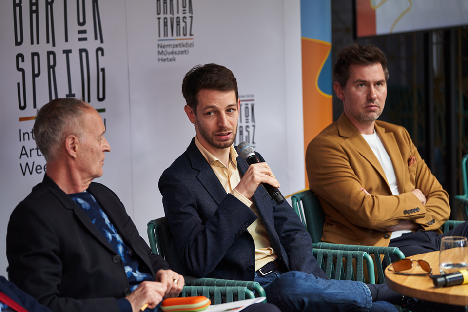 Press Conference of the Bartók Spring 2022 at the House of the Hungarian Millennium Hrotkó Bálint / Müpa