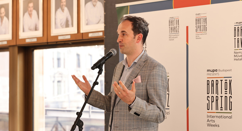 Opening ceremony of Bartók Spring Győr at National Theatre Győr Mekli Zoltán