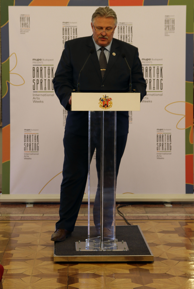 Opening ceremony of Bartók Spring Miskolc at National Theatre Miskolc Barna Laczy