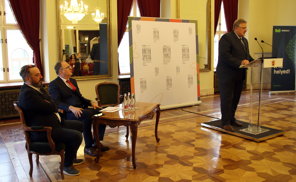 Opening ceremony of Bartók Spring Miskolc at National Theatre Miskolc Barna Laczy