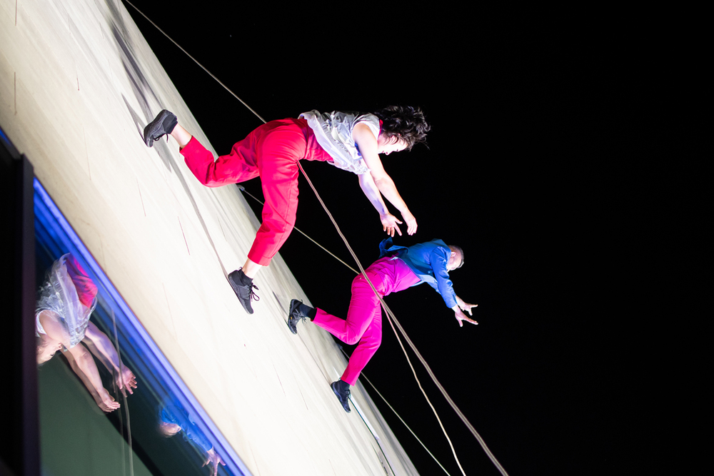 BANDALOOP in Debrecen Jakkel Rudolf