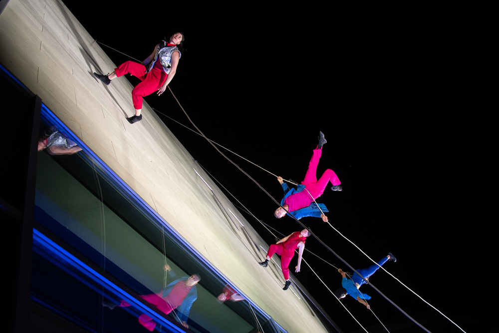 BANDALOOP in Debrecen Jakkel Rudolf