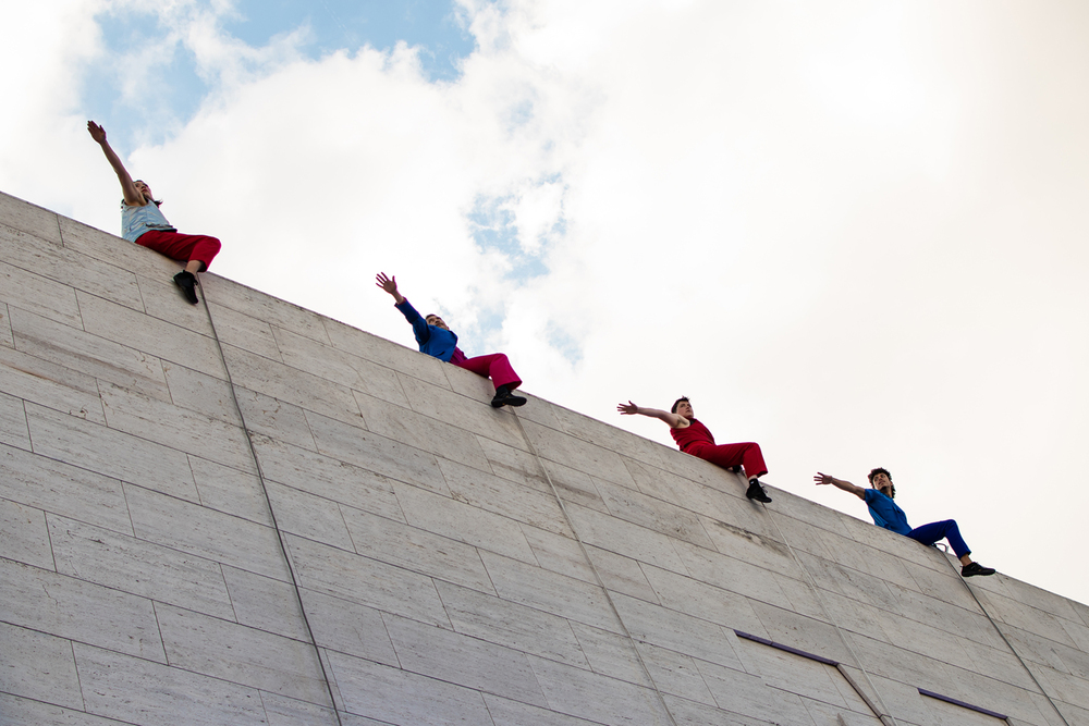 A BANDALOOP Debrecenben Jakkel Rudolf