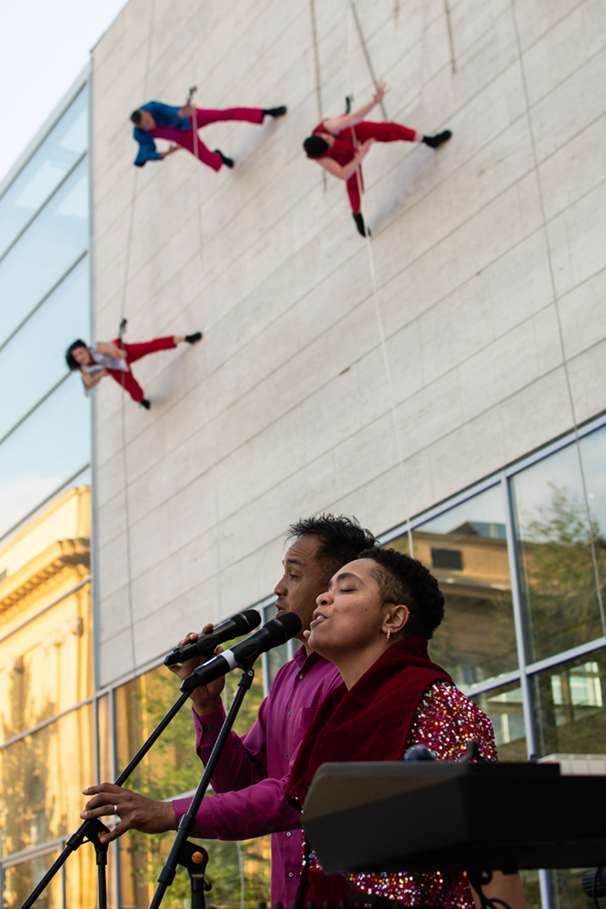 BANDALOOP in Debrecen Jakkel Rudolf