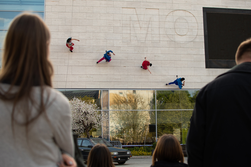 BANDALOOP in Debrecen Jakkel Rudolf