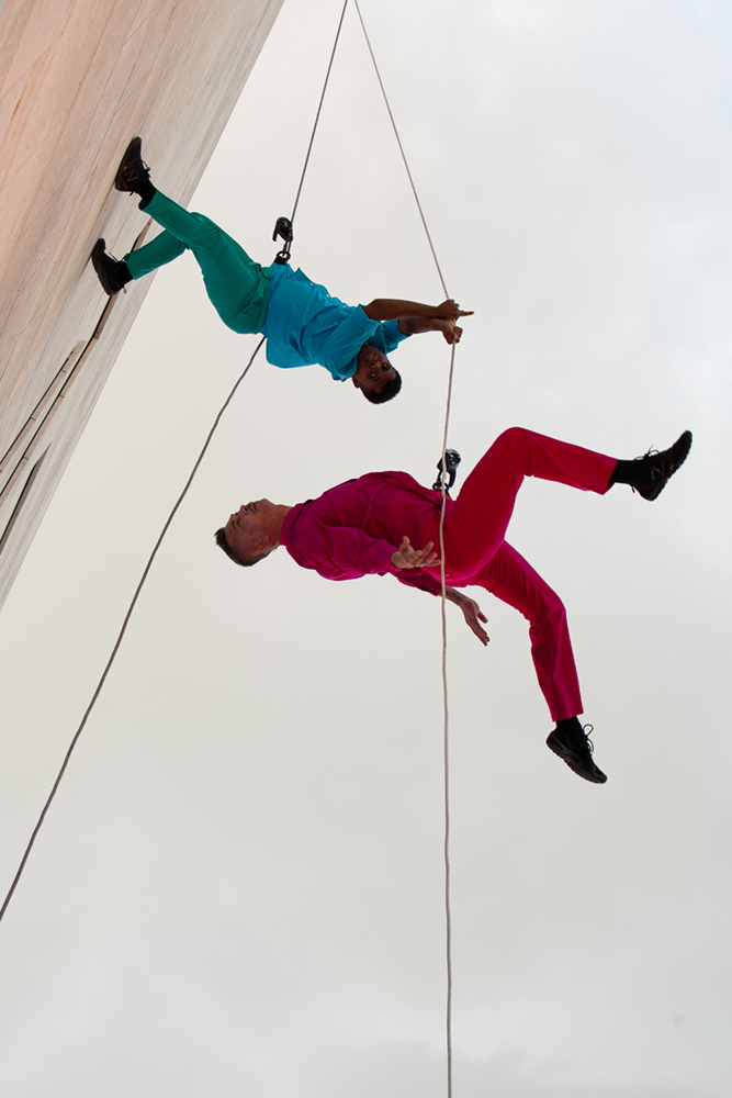 A BANDALOOP Debrecenben Jakkel Rudolf