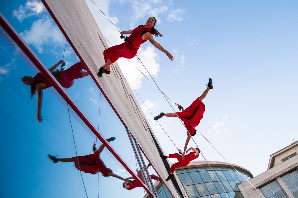 BANDALOOP in Debrecen Jakkel Rudolf