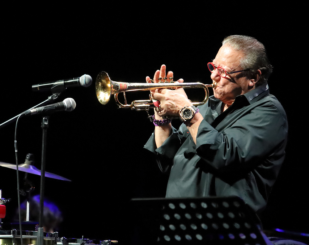 Arturo Sandoval a győri Olimpiai Sportparkban Mekli Zoltán