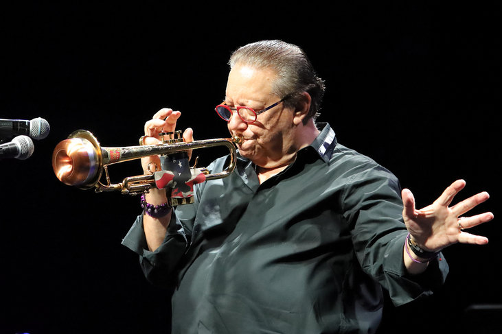 Arturo Sandoval a győri Olimpiai Sportparkban