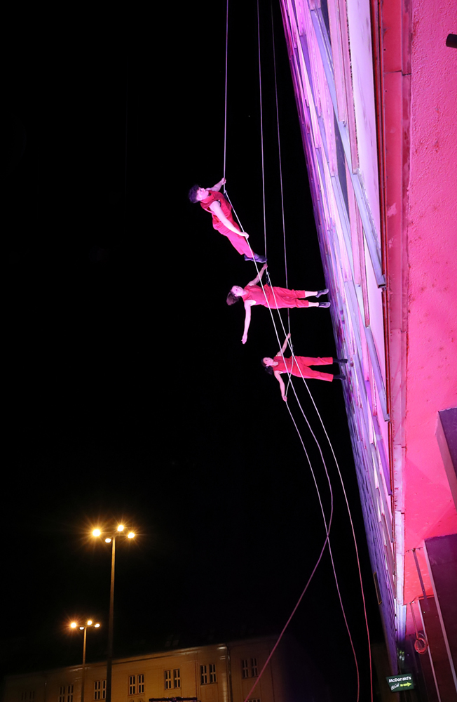 BANDALOOP in Győr Mekli Zoltán