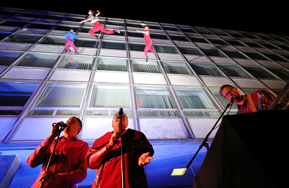 BANDALOOP in Győr Mekli Zoltán