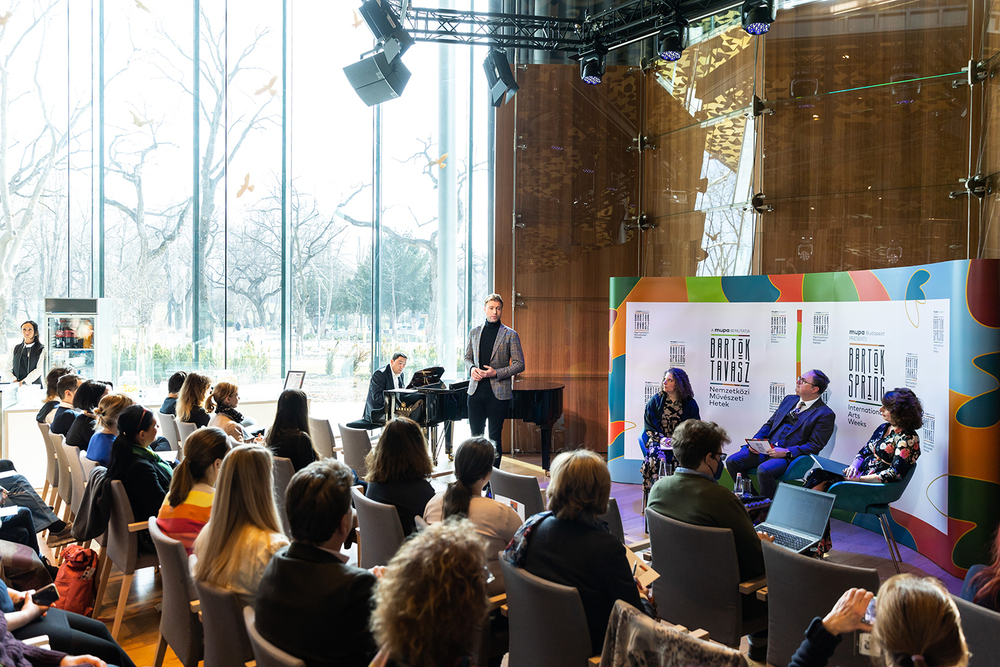 Press conference of the Bartók Spring 2023 at House of Music Hungary Hirling Bálint / Müpa