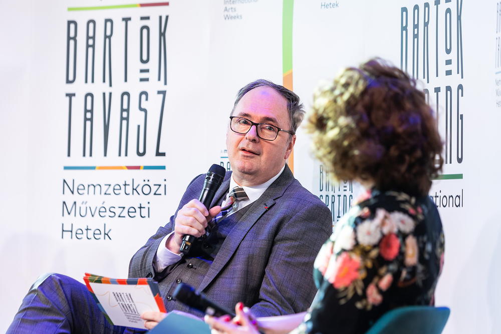 A Bartók Tavasz 2023 sajtótájékoztatója a Magyar Zene Házában Hirling Bálint / Müpa