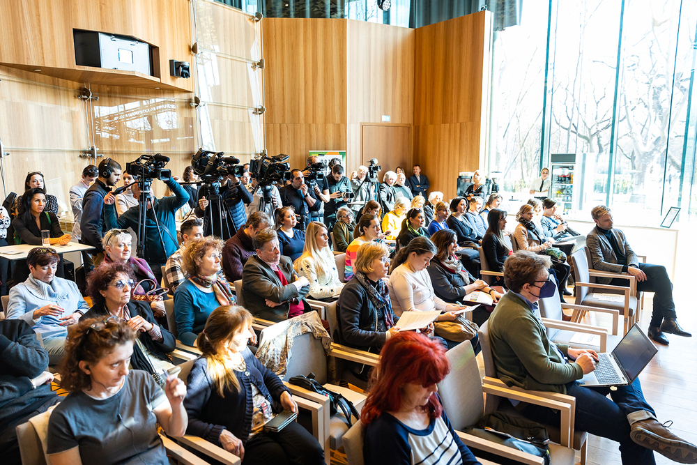 Press conference of the Bartók Spring 2023 at House of Music Hungary Hirling Bálint / Müpa